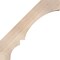 Ekena Millwork 5 1/2"W x 32"D x 32"H Balboa Smooth Knee Brace, Douglas Fir BRC06X32X32BOA00SDF - alternate 3